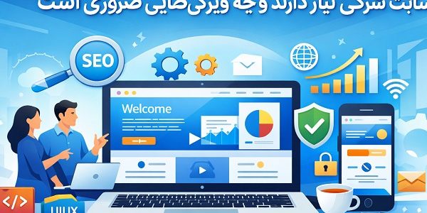 چرا کسب‌وکارها به طراحی سایت شرکتی نیاز دارند و چه ویژگی‌هایی ضروری است